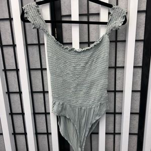 Sage green Charlotte Russe body suit
